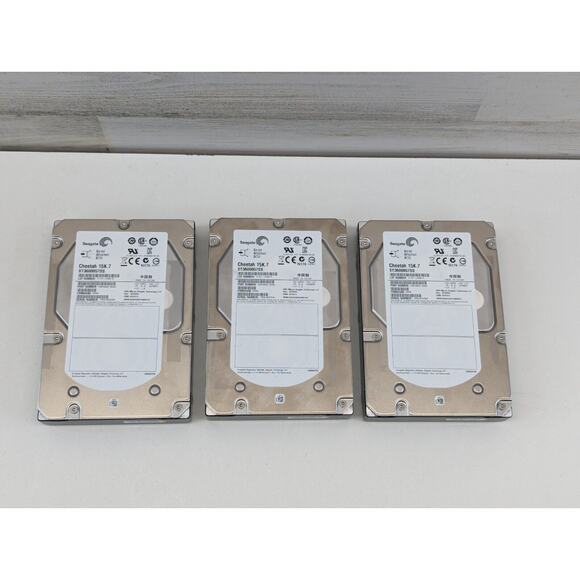 LOT OF 3 Seagate Cheetah 15K.7 600GB 15K RPM SAS ST3600057SS Untested - Picture 1 of 5
